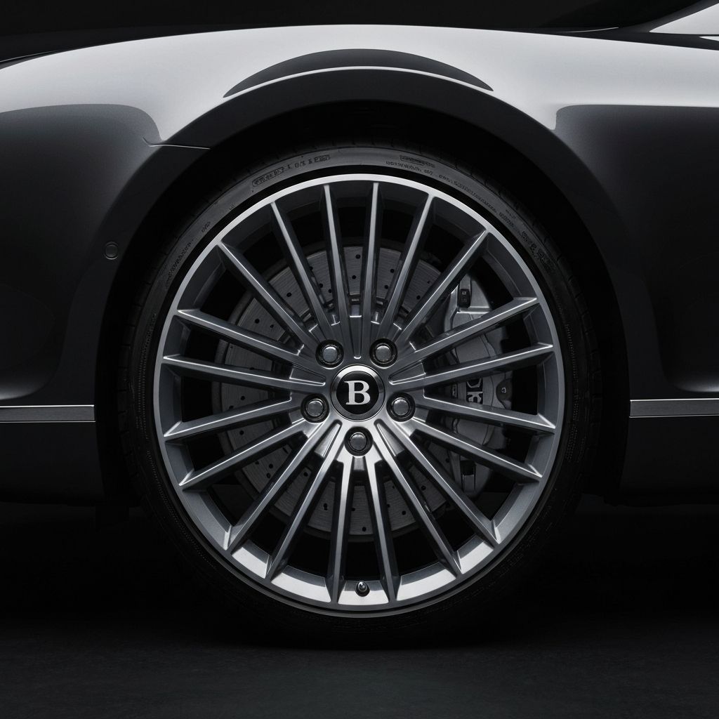 Bentley Continental GTC wheel detail