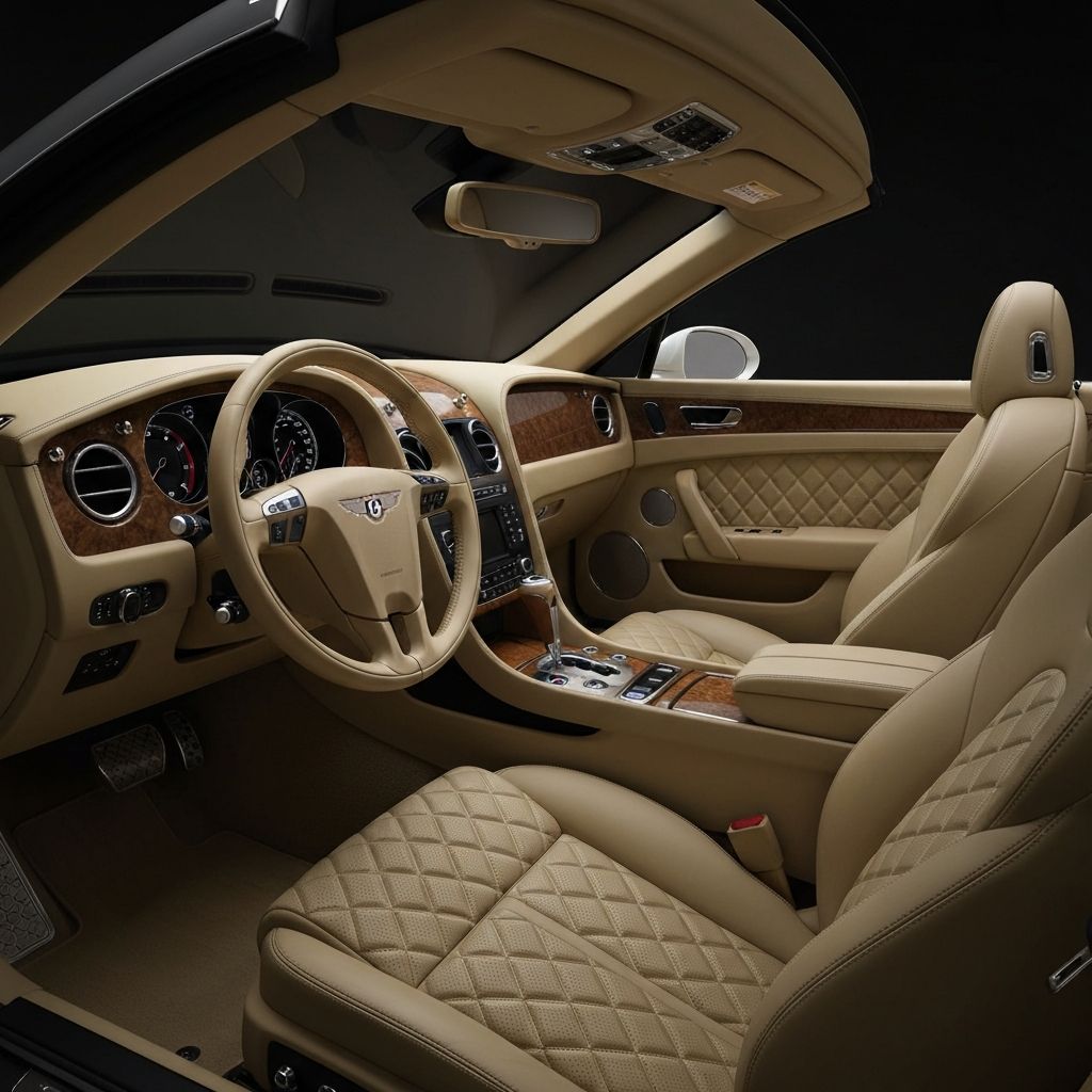Bentley Continental GTC interior