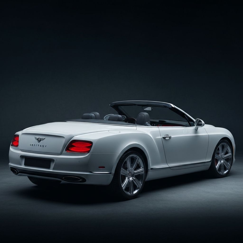 Bentley Continental GTC rear view